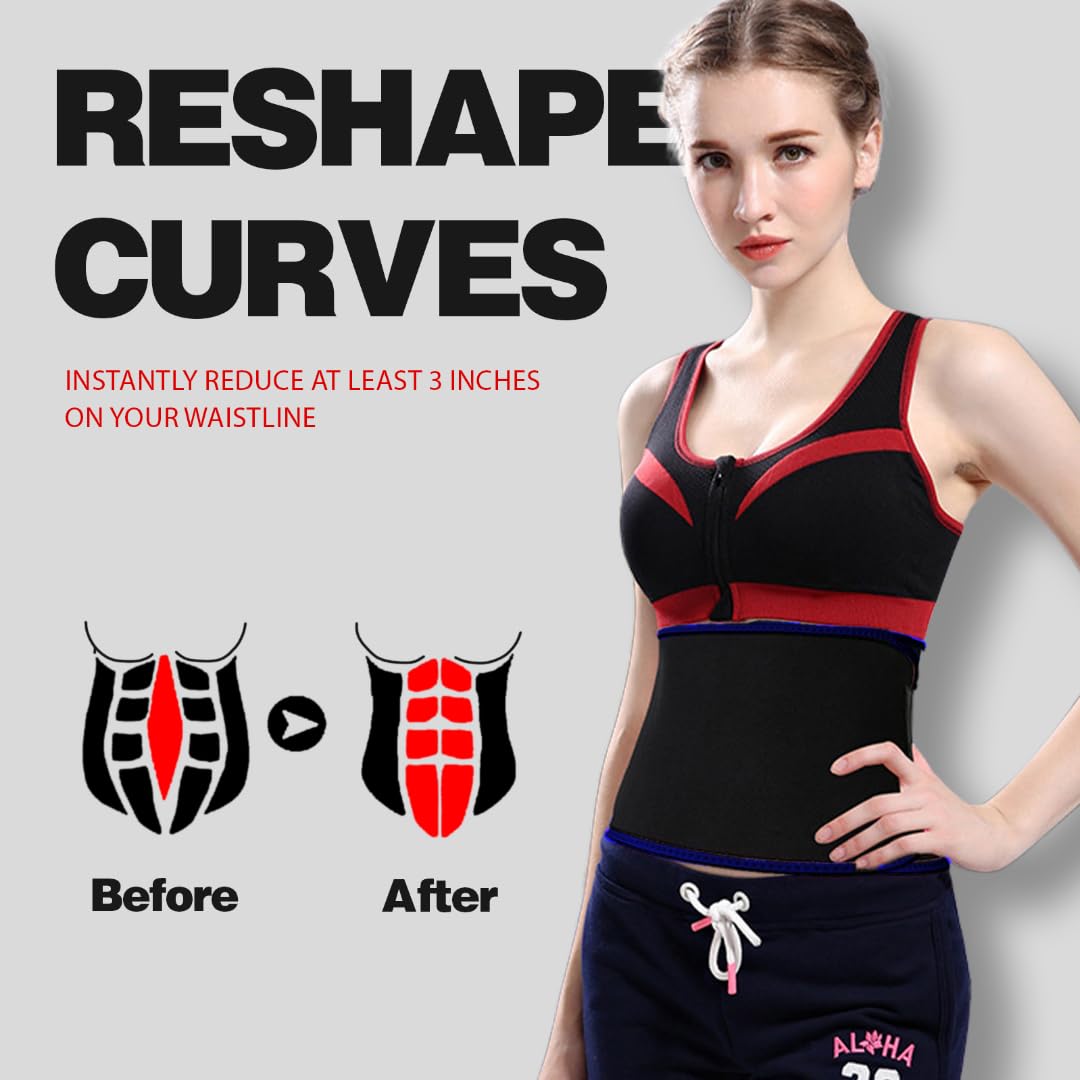 A New Concept Of Fat Loss And Abdomen Reduction, Hidden Silver-Coated Belt, Easy Body Beauty During Exercise, And a Belt To Fully Sculpt Your Body!