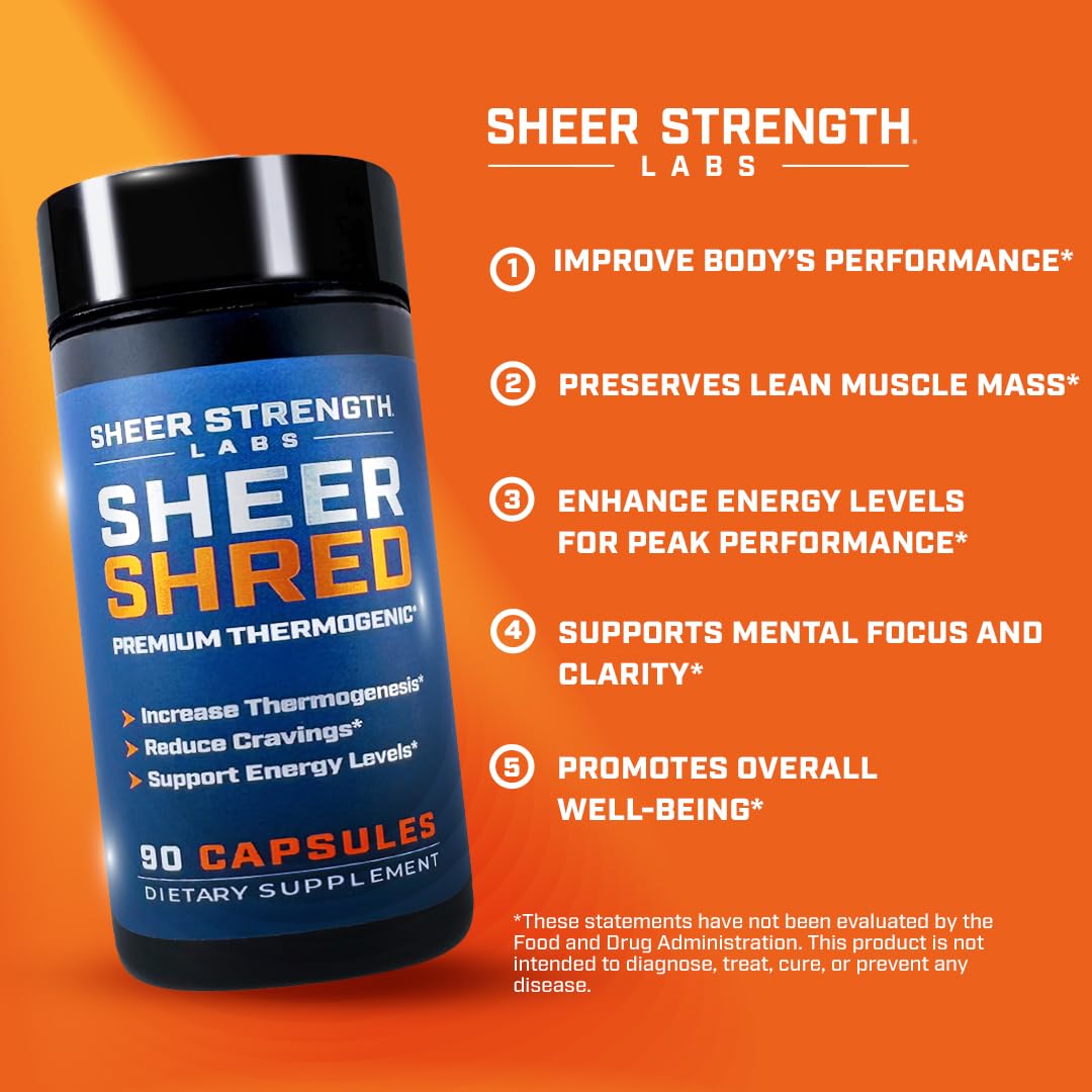 Thermogenic Capsaicin & L-Carnitine Premium Supplement for Men, Jitter-Free Blend of Capsaicin, Rauwolscine, Forskohlii, L-Carnitine & L-Theanine Supplement - 30SV