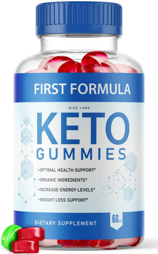 First Formula Keto ACV Gummies Apple Cider Vinegar Advanced Formula Gummies (60 Gummies)