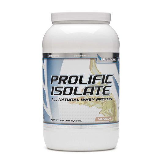 STI G6 Sports Prolific Isolate Whey Protein - Vanilla 2.5 lb(s).