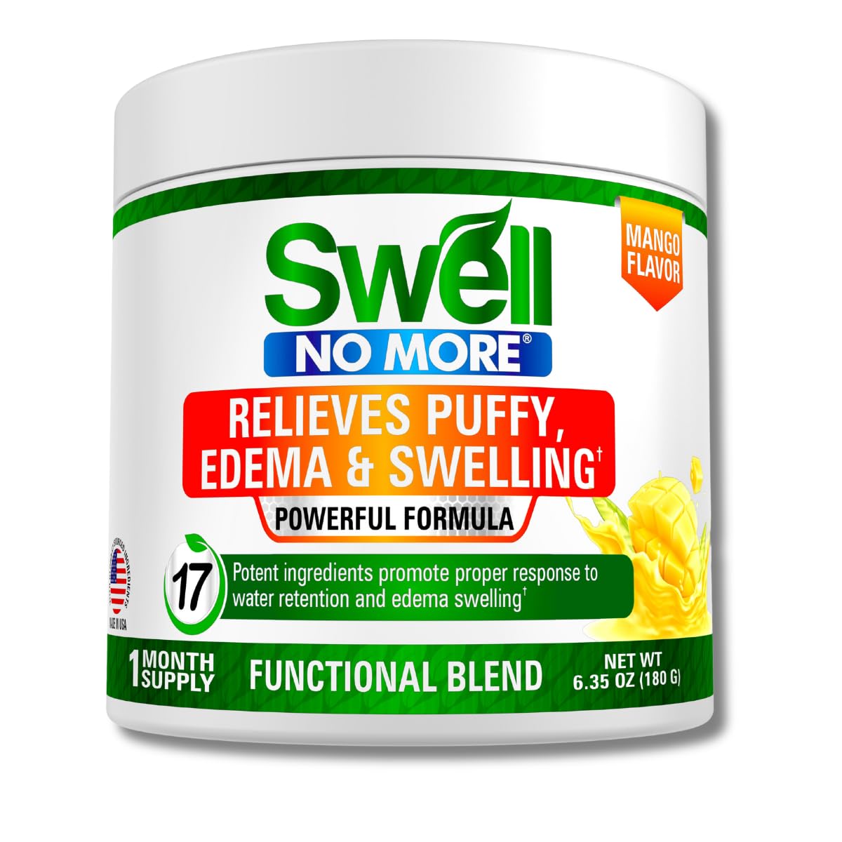 swell no more Swollen Feet and Ankles? Reduce Swelling Legs, Edema Relief for Legs, Edema, Ankle Swelling Relief, Water Pills for Swollen Legs, Anti Bloat, Puffy Face Reducer, (2)