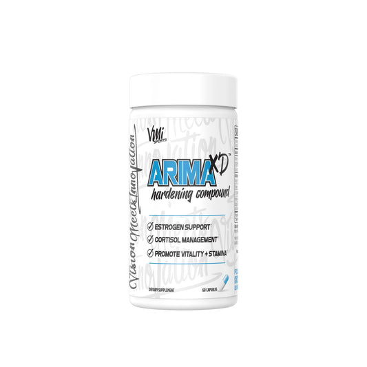 VMI Sports Arima-XD 60 Count, Natural Hormone Balance, Anti- Aromatase Cortisol Blocker for Men and Women, Supplement to Support Balanced Testosterone & Estrogen Hormone Levels On or Off Cycle (60 ct)