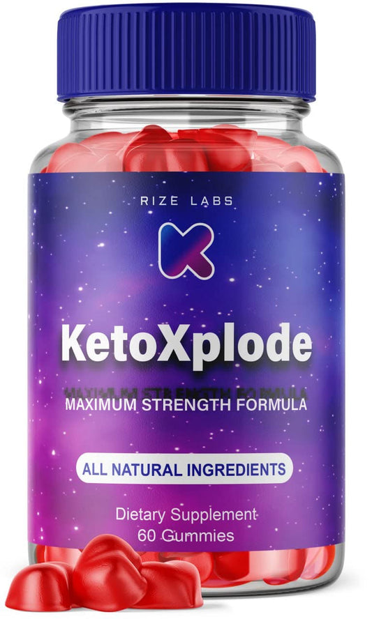 rize labs - KetoXplode Keto ACV Gummies for Advanced Weight Loss with Apple Cider Vinegar, Supplement Helps in Reducing Belly Fat, for Extra Strength (60 Gummies)