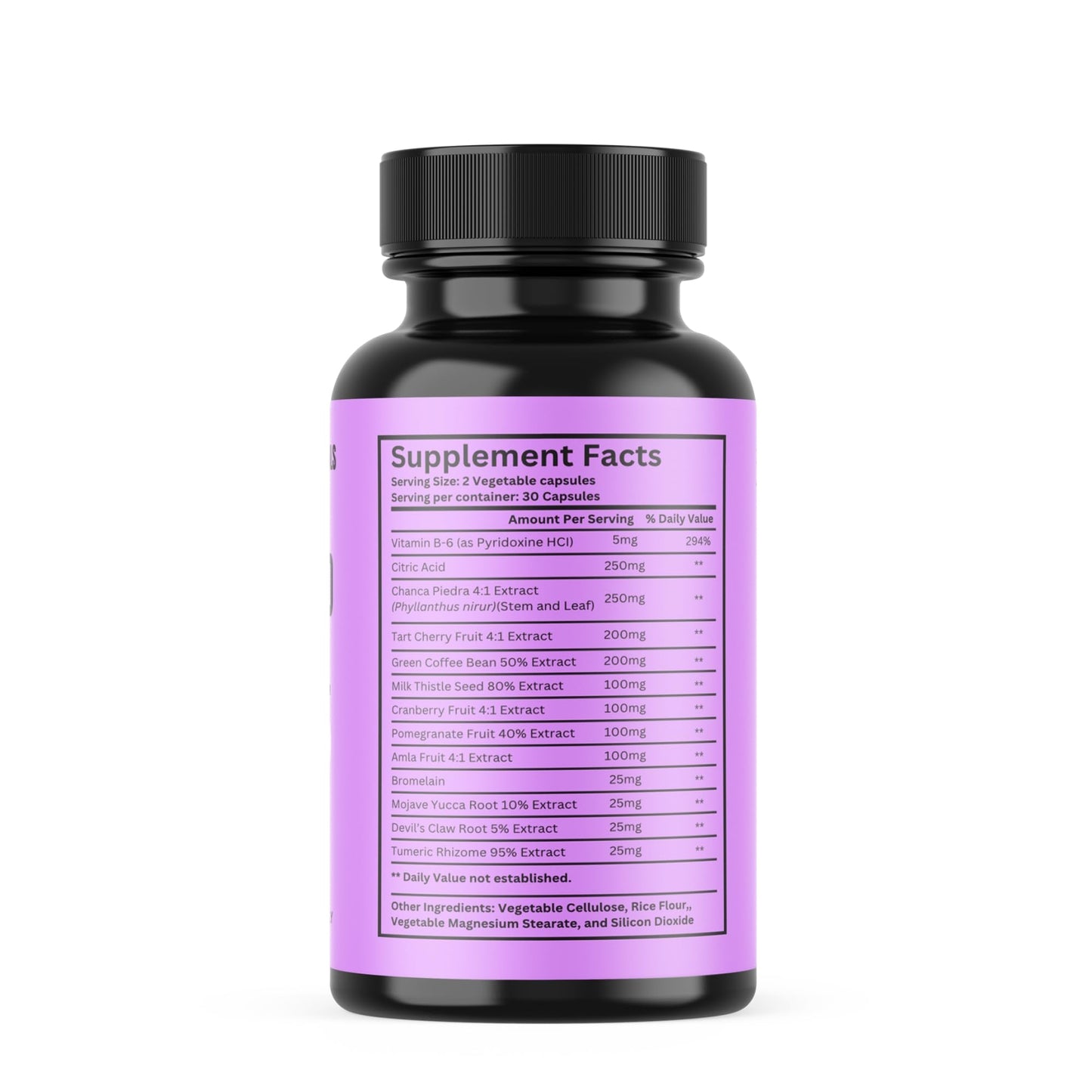 Uric Acid Support Advanced Formula- Clean and Detox - with Tart Cherry, Celery, Bromelain, Tumeric - Balances Uric Acid Levels and Support Joint Health - Non GMO - 60 Veggie Capsules