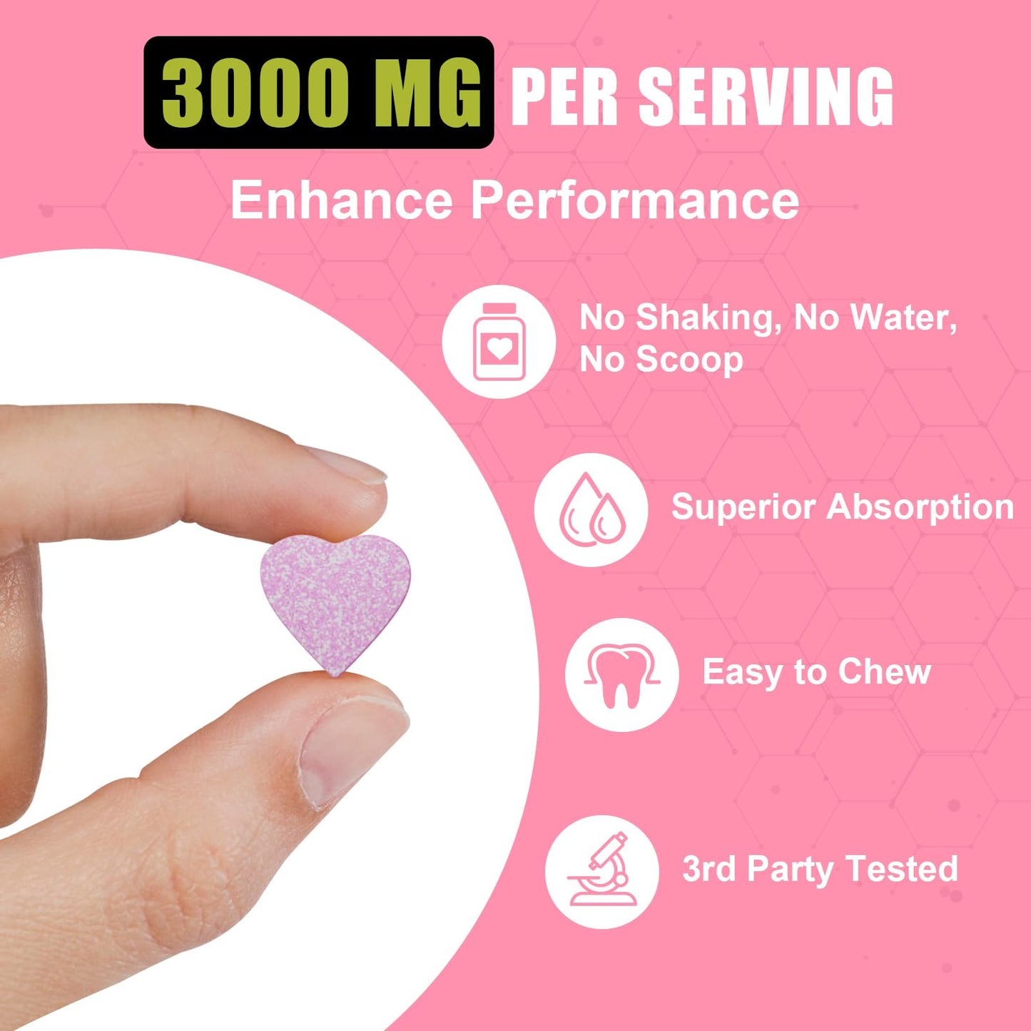 Zeylamum Creatine Monohydrate for Women, Creatine Supplement, with Hydrolyzed Collagen, BCAA, Non-GMO, Sugar Free, 30 Servings