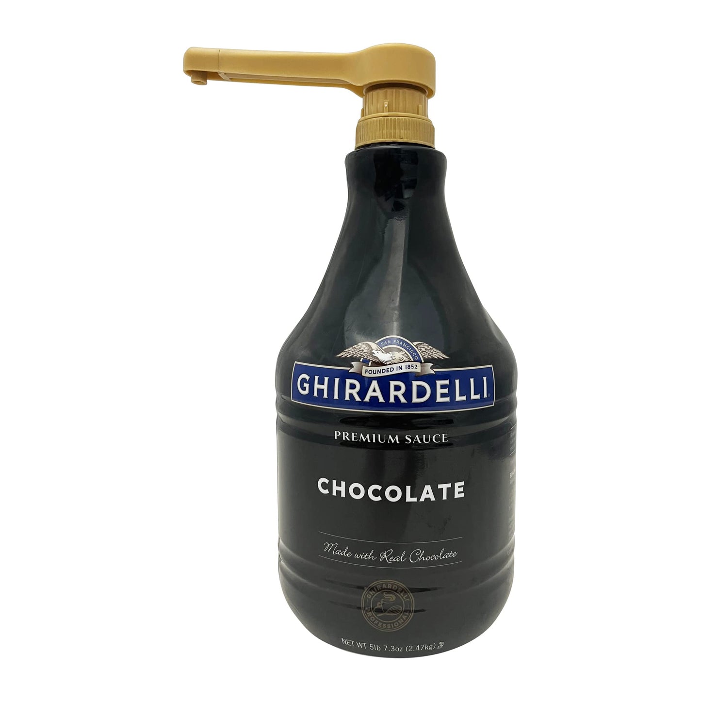 Sauce  Syrup Pump 64 fl oz Dispenser  Chocolate Caramel Vanilla Variety of Sauces  BPAFree I Fits 64 fluid ounce Torani DaVinci  Fit Ghirardelli 87 to 90 fl oz  by Handit I 1Piece