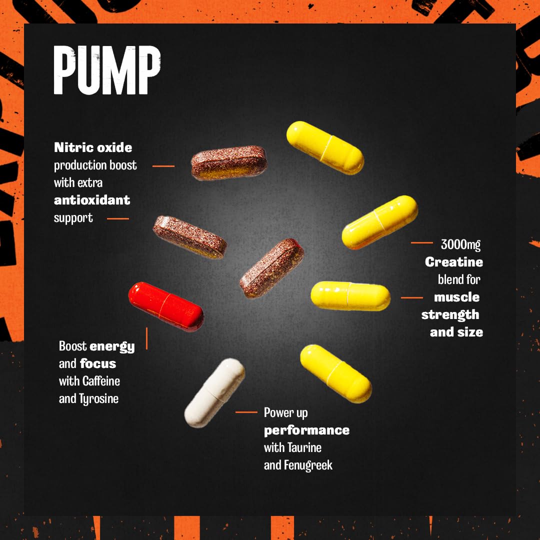 Animal Pump Pre-Workout Supplement - for Energy, Focus and Muscle Volumizing, with Nitric Oxide Boosters Including Stims and Nootropics, Creatine, and Ultimate Pump Enhancer, 30 Packs
