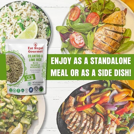 Eat Regal 6 Flavor Ready to Eat Variety Pack of 6 88oz Jasmine Spanish Long Grain White Cilantro  Lime Mexican and Veg Fried Rice  Side Dish  Microwavable Food  Rice Microwavable  Heat and Eat