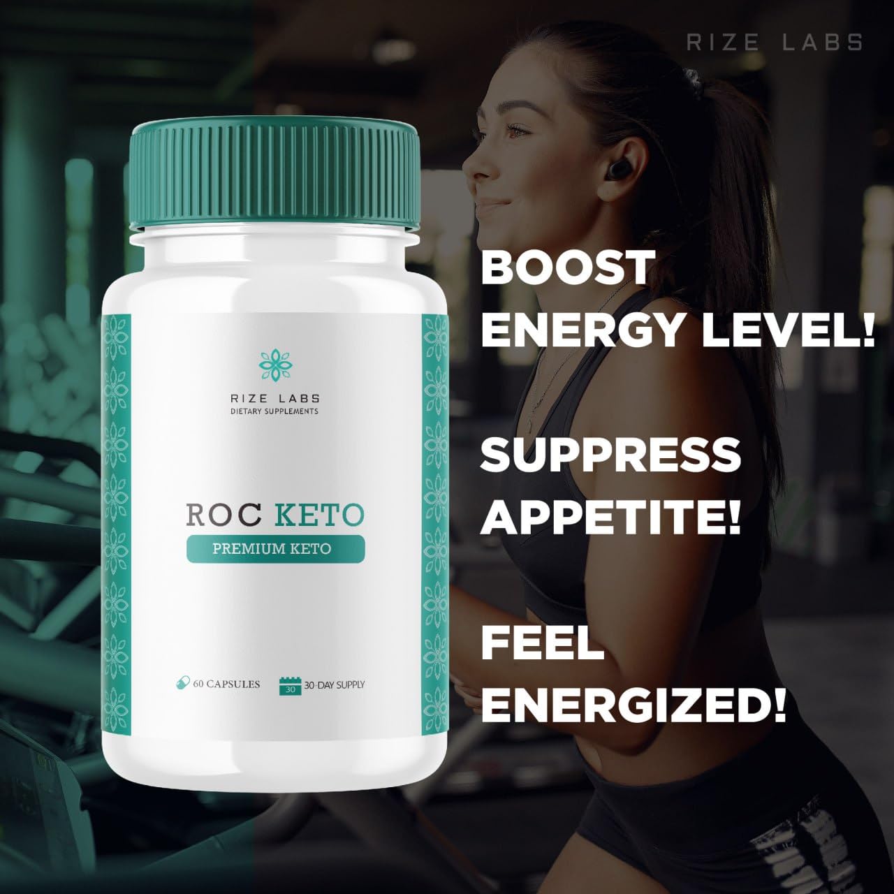 (2 Pack) Roc Keto Capsules, Roc Keto Premium Pills - Roc Keto Weight Loss Support, Roc Keto Maximum Strength Formula for Increased Energy and Improved Health, Roc Keto Reviews Pastillas (120 Capsules)