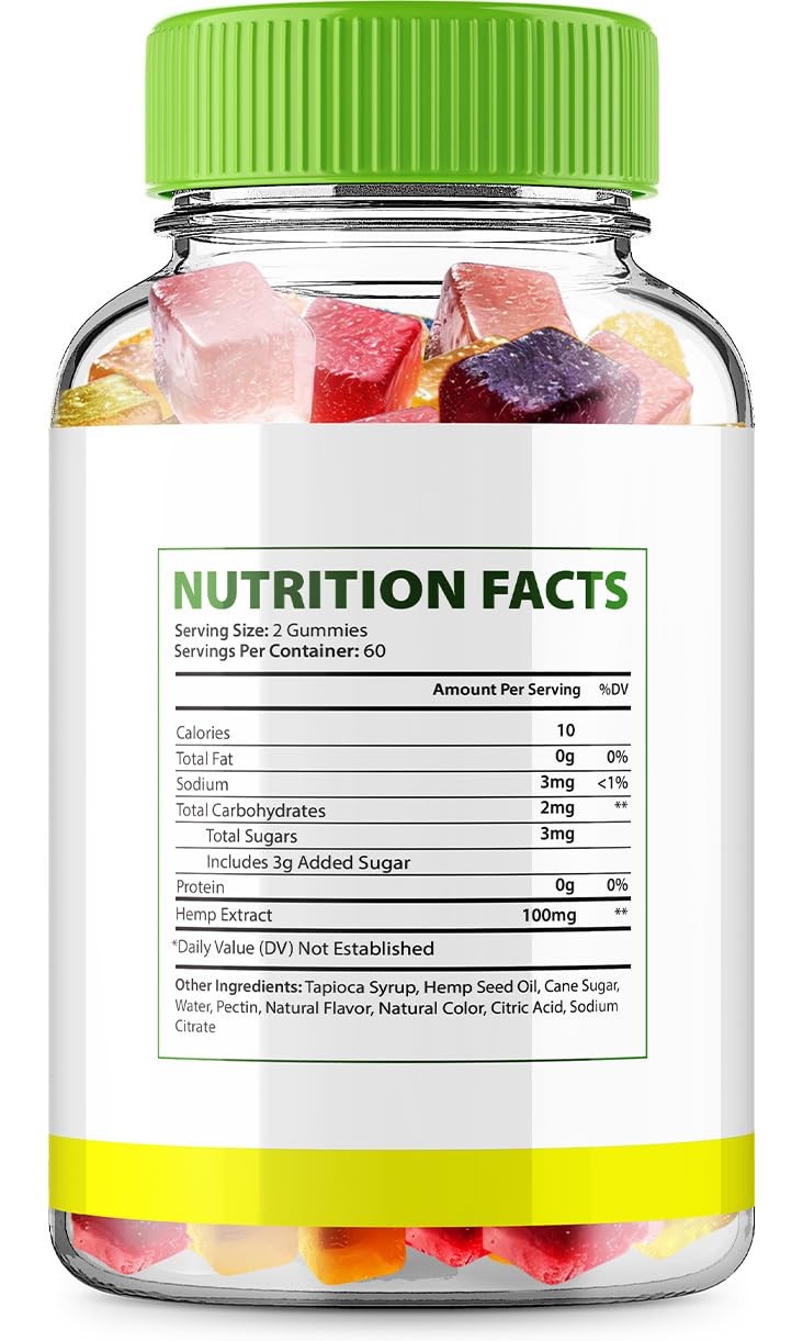 (2 Pack) Tranquil Blend Gummies, TranquilBlend Hemp Gummies, Tranquil Blend Supplement - All Natural Gummys, Advanced Formula Hemp Gummies, 120 Gummies