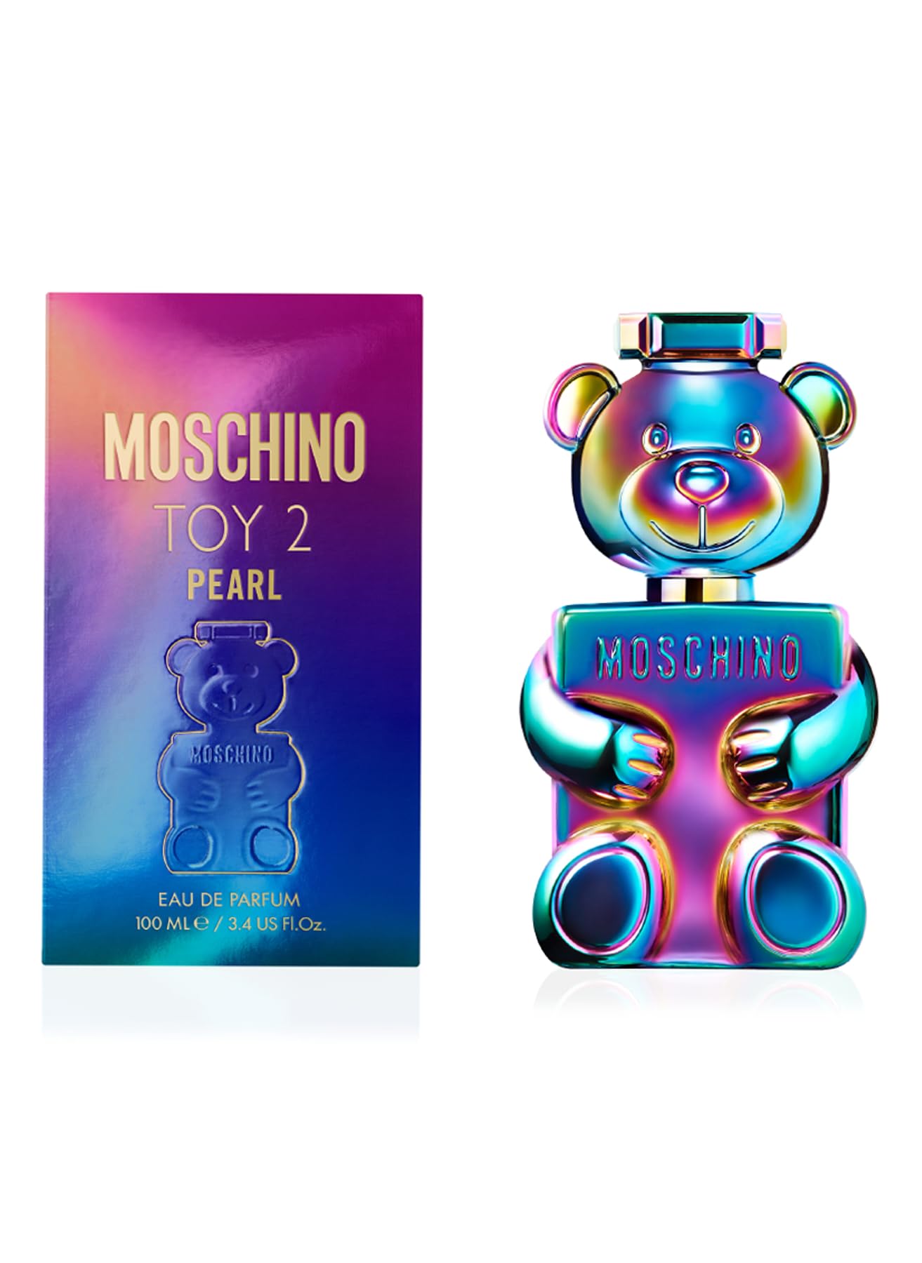 MOSCHINO Toy 2 Pearl Eau de Parfum Spray for Women - 3.4 oz | Fresh, Luxurious Fragrance with Floral and Fruity Notes