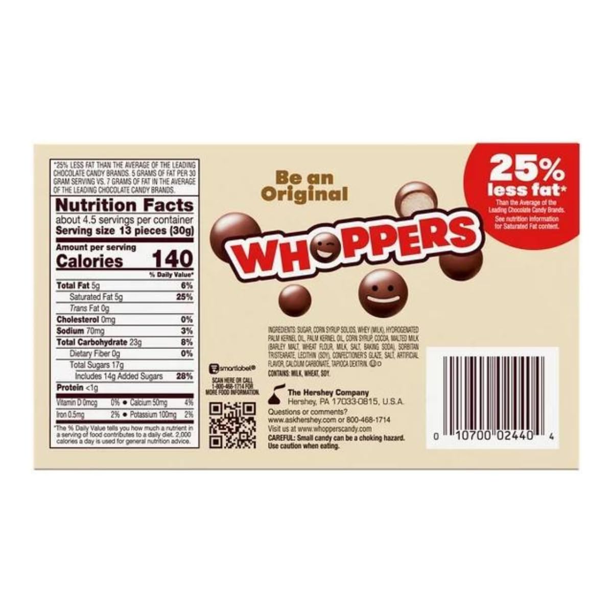 Whoppers Malted Milk Balls 5Ounce Package  Pack of 3 15 oz in total