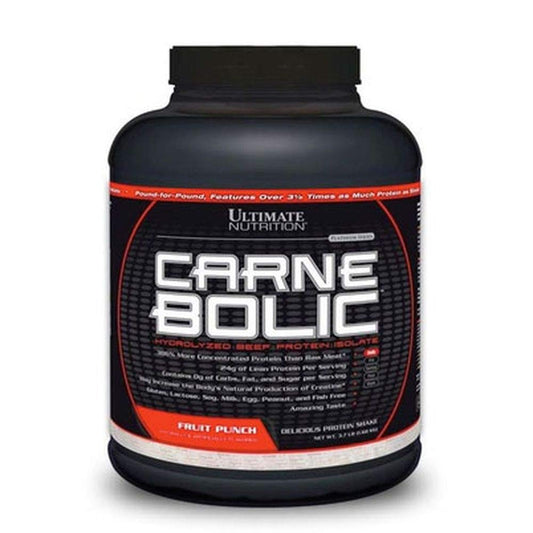 Ultimate Nutrition Carne BolicBeef Protein Powder, Lactose Free Protein Shakes, Paleoand Keto Friendlywith No Sugar or Carb, Low Calorie Isolate Powder, Hydrolized Protein, 60 Servings, Chocolate