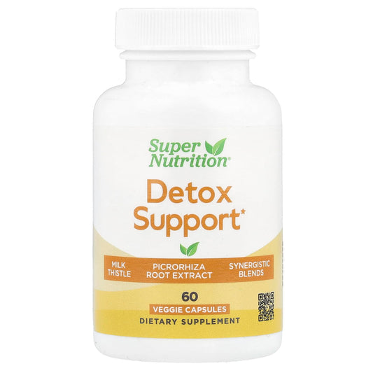Super Nutrition Detox Support, 60 Veggie Capsules