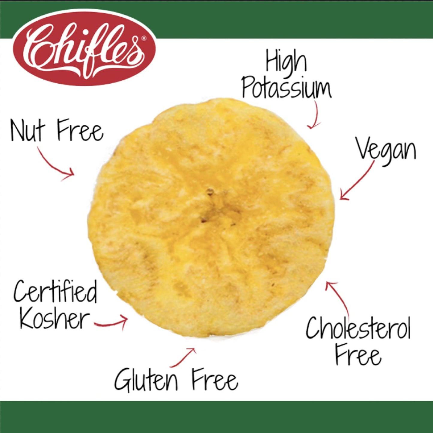 Chifles Original Plantain Chips 22oz Tub  Everyday Healthy Snack  Wholesome  Crunchy  More Satisfying than Potato Chips  Natural Gluten Free Nut Free Vegan Kosher  22 servings