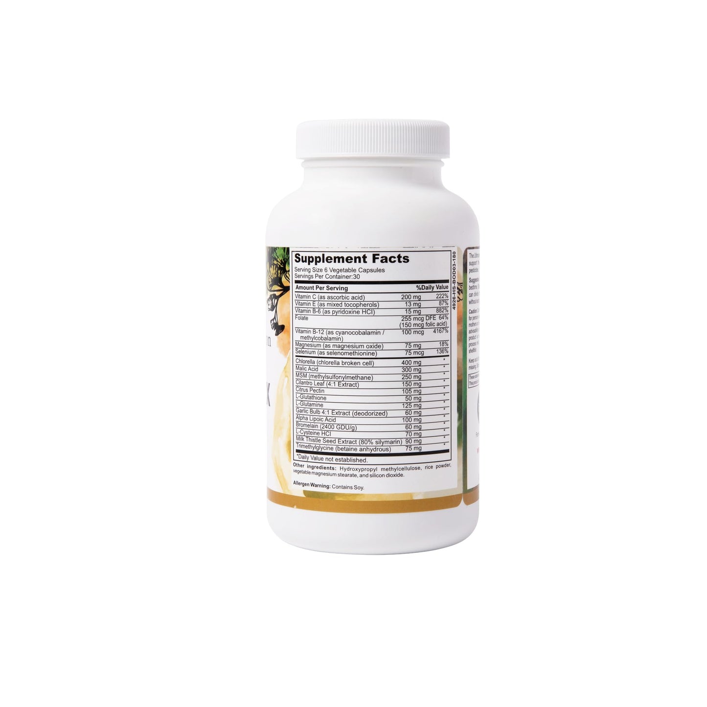 Inspired Nutrition Body Detox - Detox and Liver Support - 180 Capsules