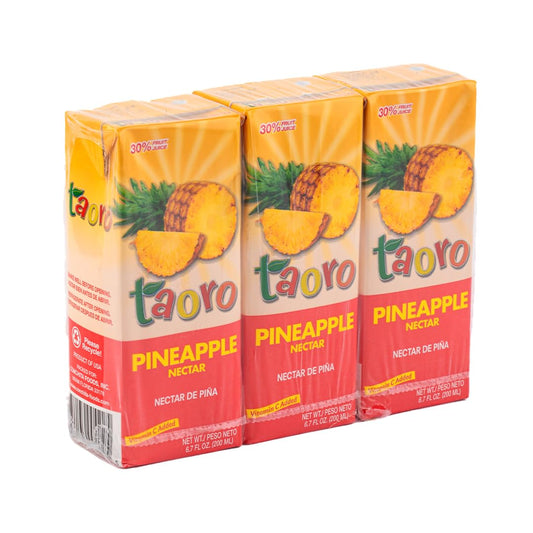 Taoro Pineapple Nectar  Rich Fruit Taste  3 Pack 67 oz Pack of 1