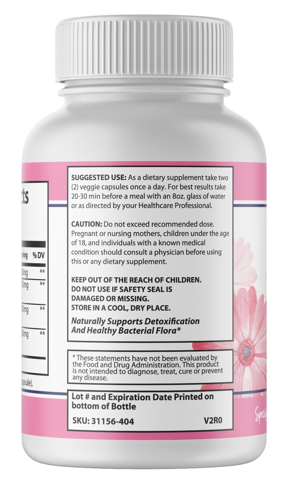 PureFight4U Candilex All-Natural Detox Formula, Supports Detoxification & Healthy Bacterial Flora, Formulated for Woman's Need | Dietary Supplement 60 Capsules