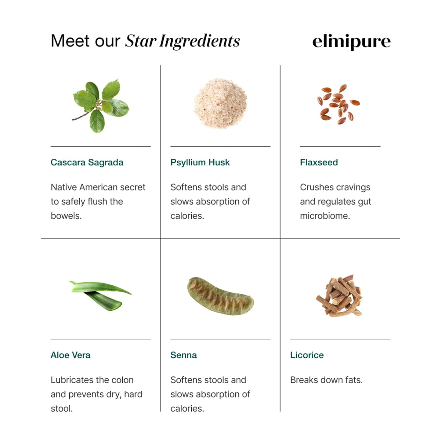 Elimipure Gut Cleanse & Restore Supplement: Natural & Effective Detox Cleanse Capsules | Fortify Your Microbiome | Effortless Morning Stools | Restore Your Gut from The Inside Out