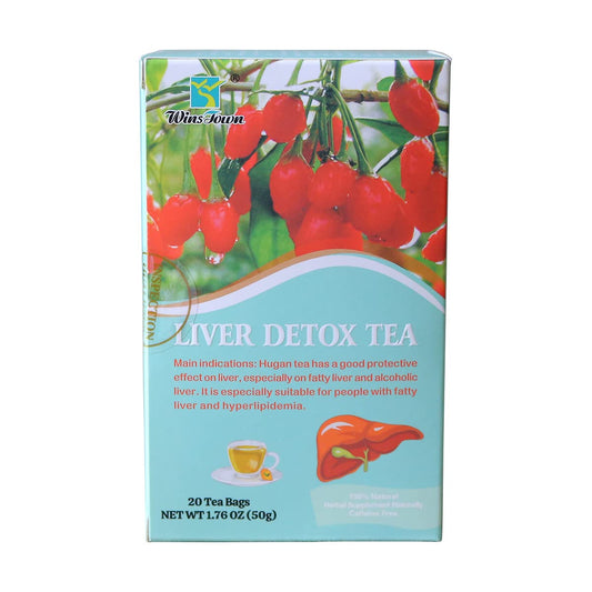 Wins Town Liver Detox Tea, Liver Cleanse Tea, for Fatty Liver and Alcoholic Liver, 20 Tea Bags