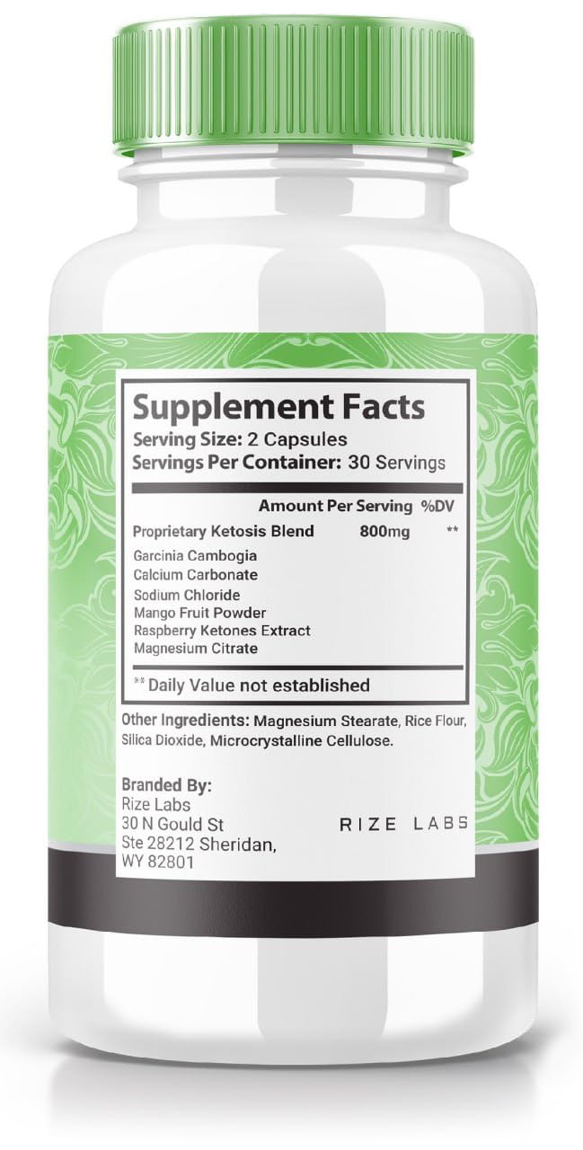 rize labs - Fast Lean Pro Dietary Supplement, Advanced Formula Capsules for Extra Strength, Non GMO, Promotes Healthy Weight Management (300 Capsules) (Official Pack of 5)