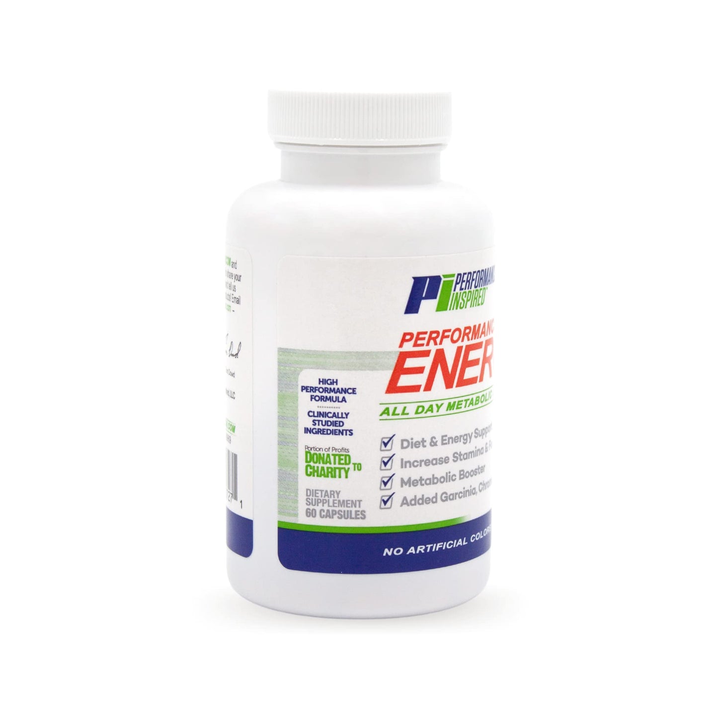 PERFORMANCE INSPIRED Nutrition Diet & Energy Capsules - Natural Green Coffee, Garcinia Cambogia & Green Tea - Supports Energy & Metabolism - 60 Count