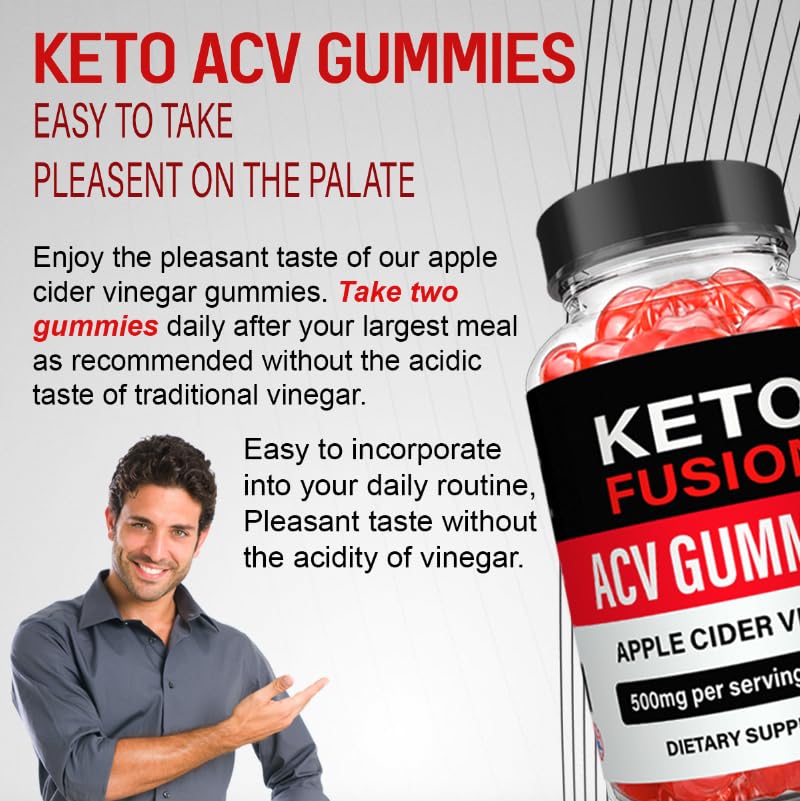 kivus Keto Fusion Gummies - Keto Fusion ACV Gummies (5 Pack, 300 Gummies)
