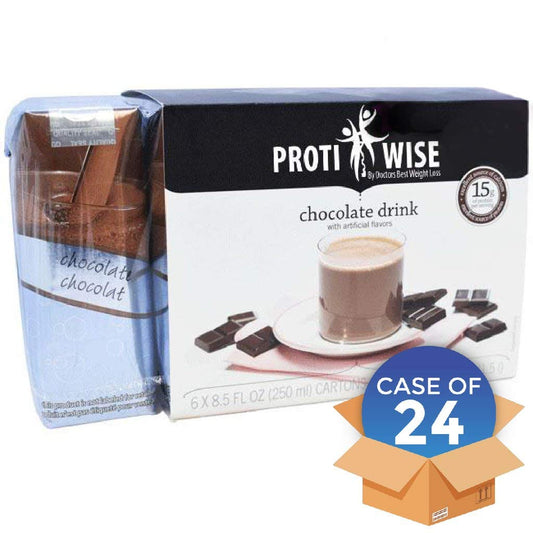 ProtiWise - Anytime Protein Diet Drink | Chocolate | 24 Servings | Low Cal, Low Carb, Gluten Free_AB