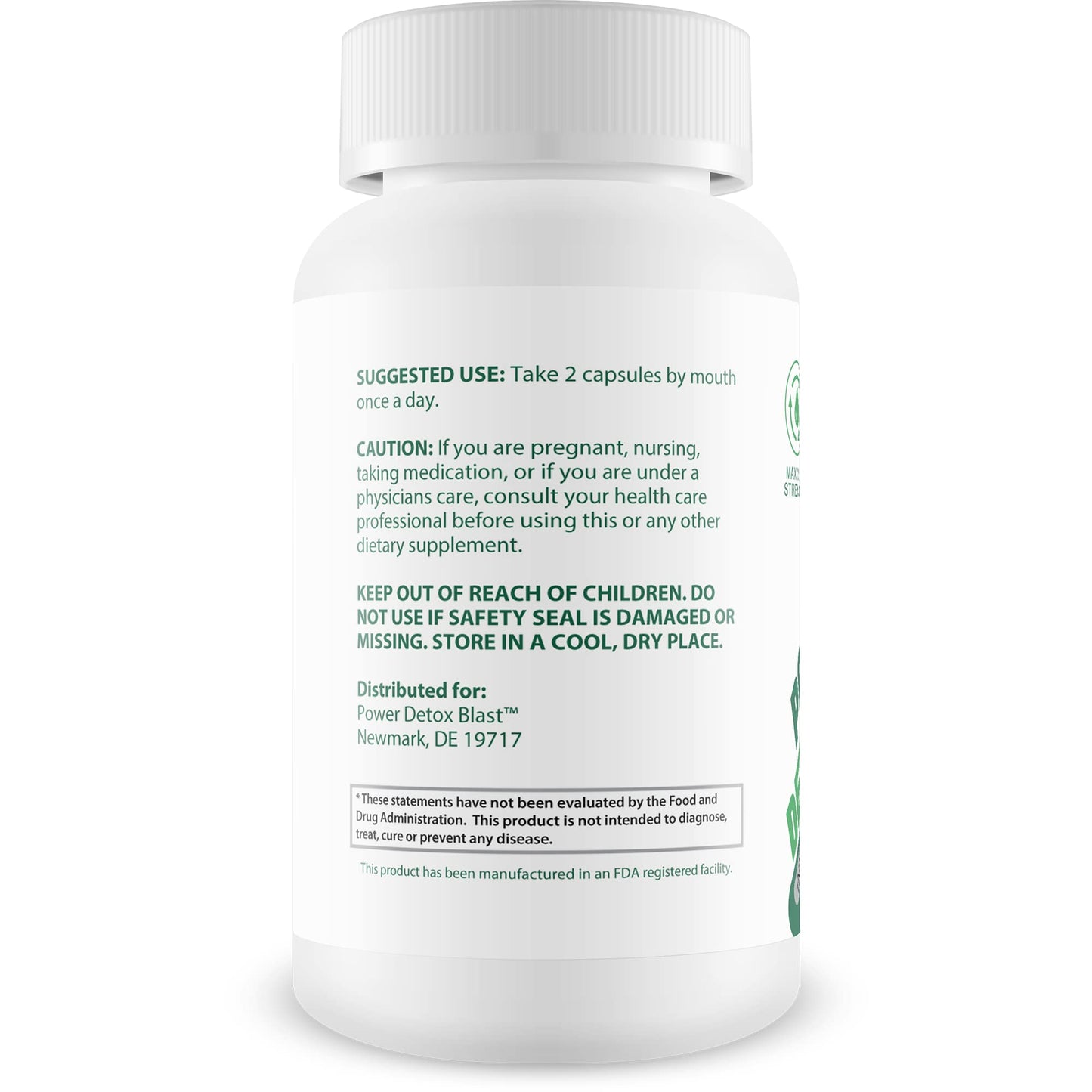 Power Detox Blast- Internal Cleansing Complex-Flush Toxins