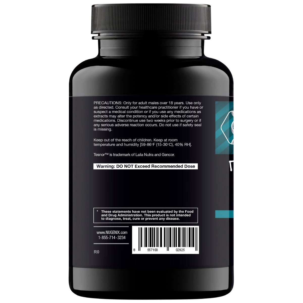 Nugenix Total-T Ultimate - Advanced Free and Total Testosterone Booster for Men - 120 Tablets