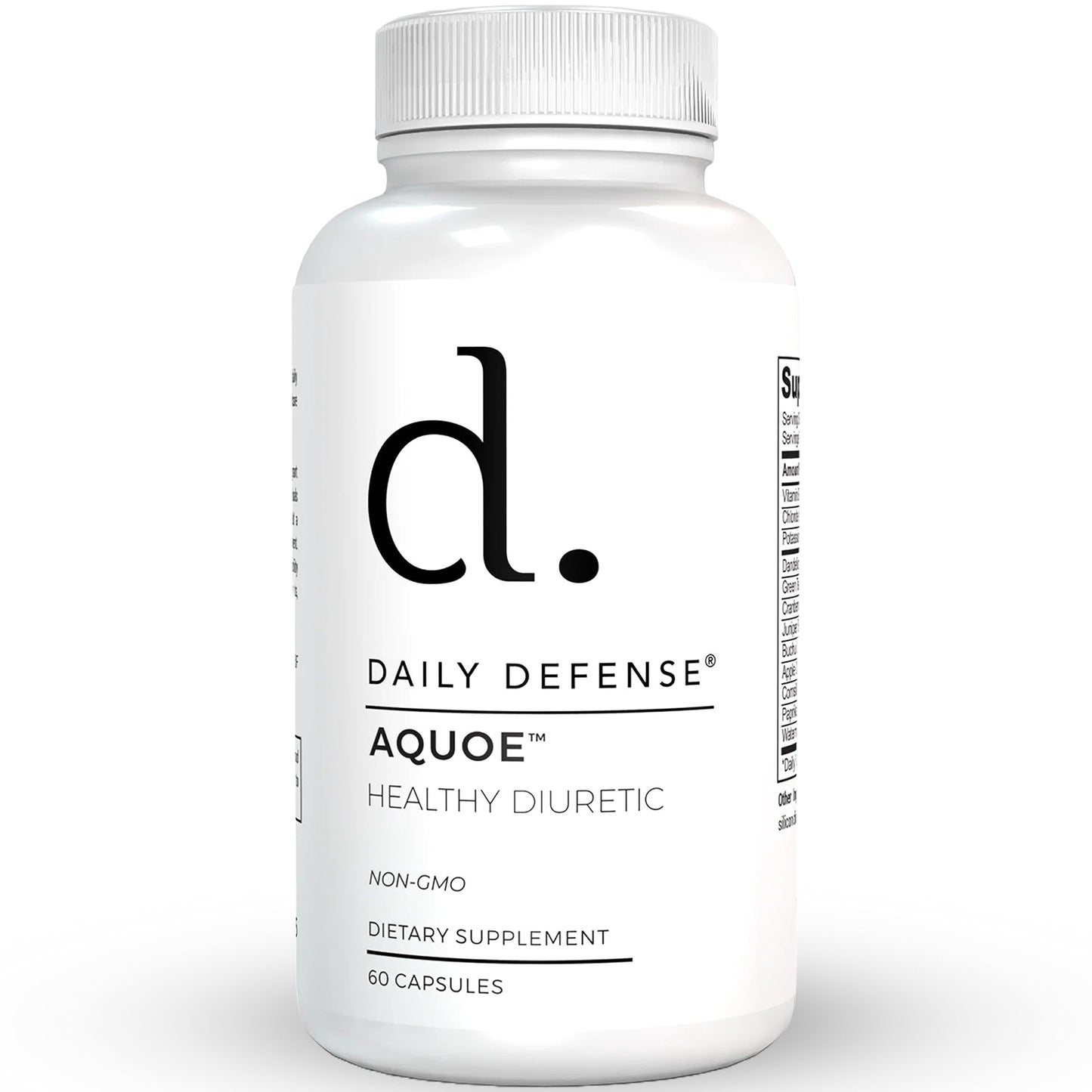 Diuretic Pills - Cranberry Pills with Green Tea, Dandelion, Apple Cider Vinegar & More - AQUOE Water Away Pills for Bloating & Fitness - Water Pills by Daily Defense, 60 Capsules