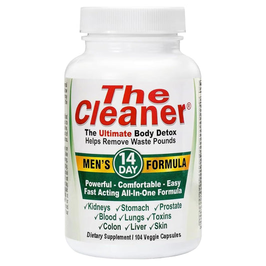 CenturySystemsBrand The Cleaner Detox, 104 Vegetarian Capsules(2 Pack), Powerful 14-Day Complete Internal Cleansing Formula for Men, Support Digestive Health, Powerful, Comfortable