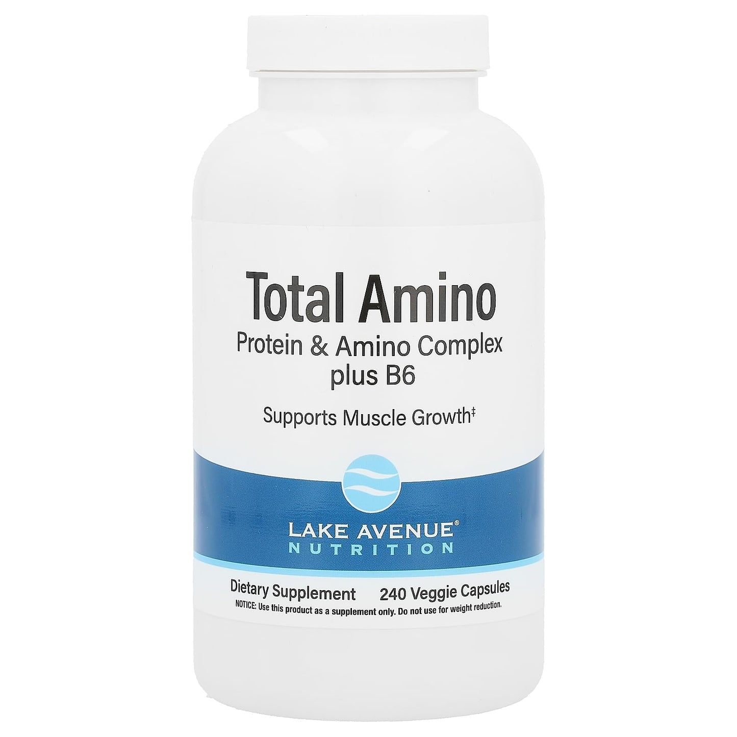 Lake Avenue Nutrition Total Amino, 240 Veggie Capsules