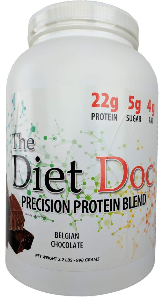 The Diet Doc Precision Protein Blend: 2.2lb (Belgian Chocolate)