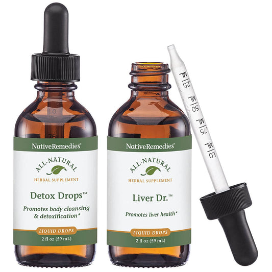 Native Remedies Liver Doctor and Detox Drops ComboPack