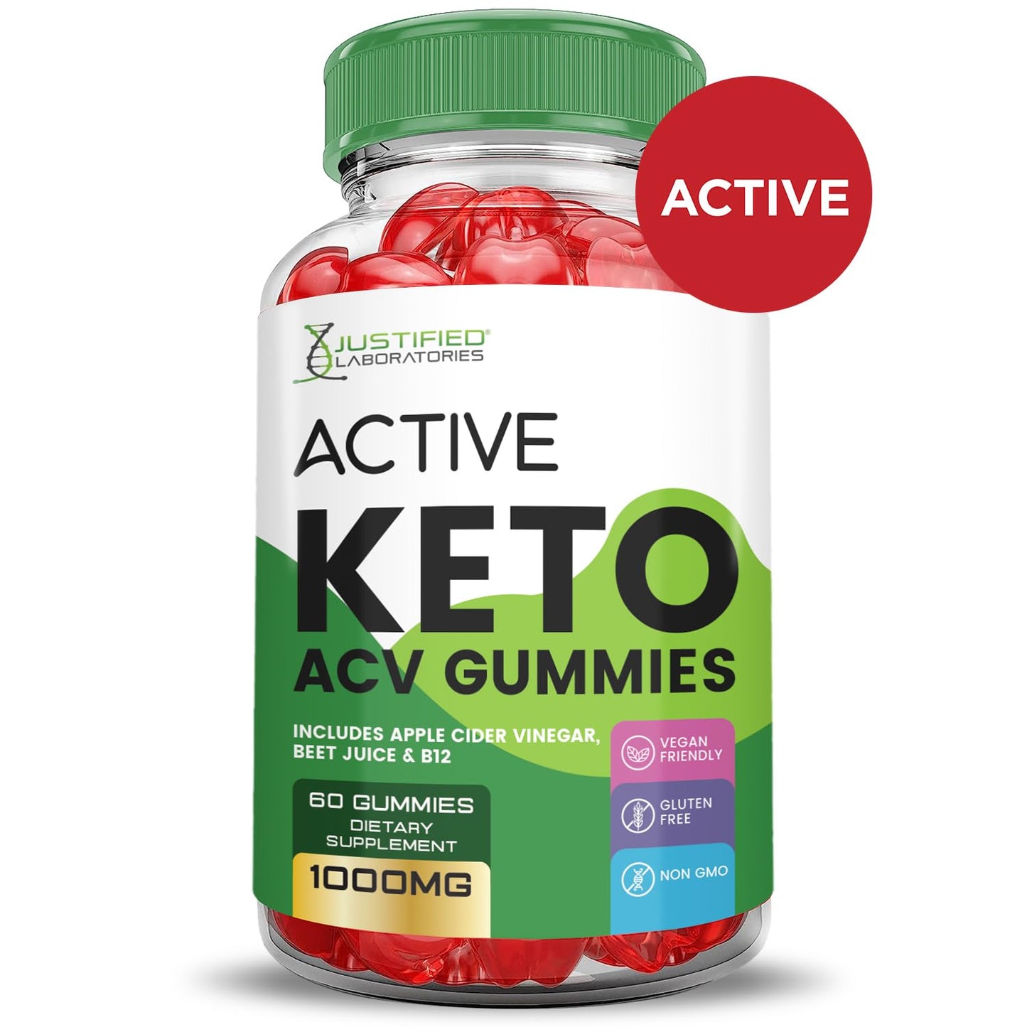 (2 Pack) Active Keto ACV Gummies Advanced Formula 1000MG ActiveKeto Keto Gummies Apple Cider Vinegar Formulated with Pomegranate Beet Juice Powder B12 Vegan Non GMO 120 Gummys