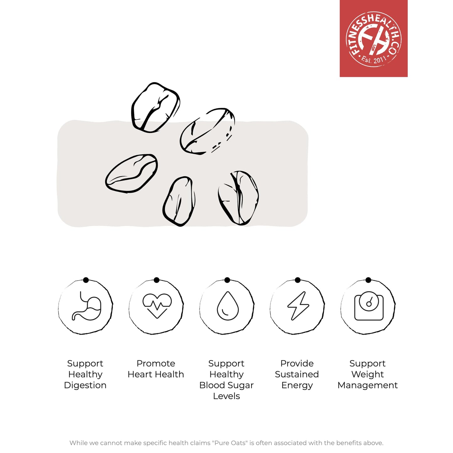 Fitness Health Oats Powder - 100% Ultra Fine Scottish Oats Powder - All Pure Meal Replacement Powder - Plant Based Nutrition Protein Shake - Vegan Protein Powder - (100G)