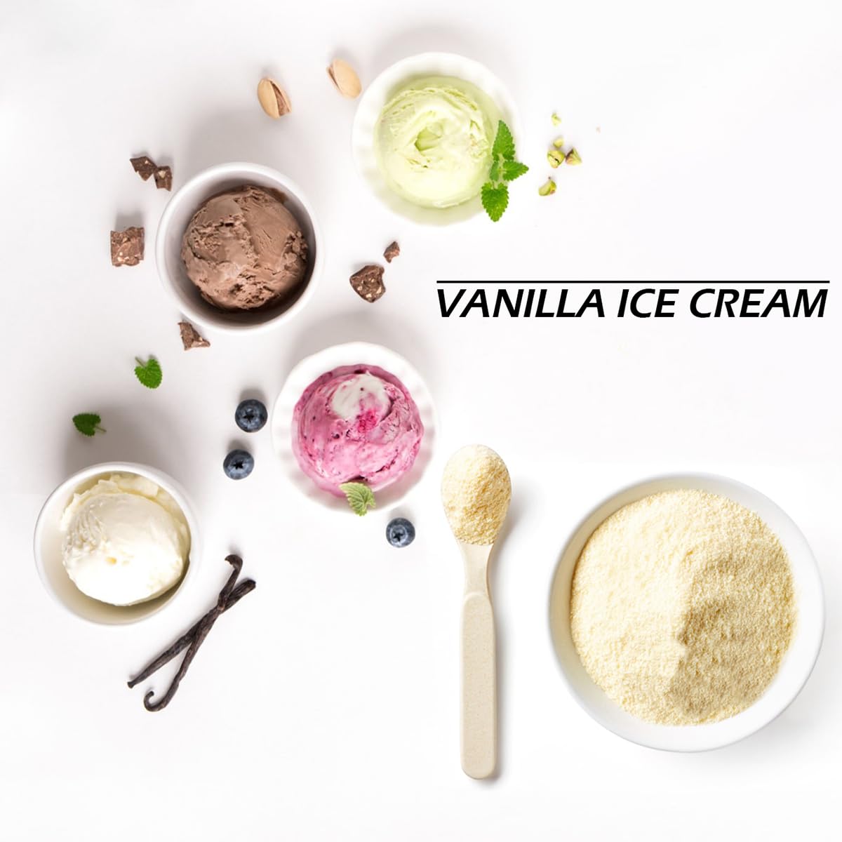 VYHTHY Vanilla Protein Powder, 100% Whey Protein Powder, Low Sugar and 24g Protein per Serving, Ideal for On-The-Go Nutrition and Post-Workout Recovery, 3.5 Pound