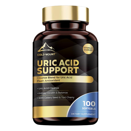 MEGNETA Uric Acid Cleanse Supplement, Support Kidney Health, 100 Softgels