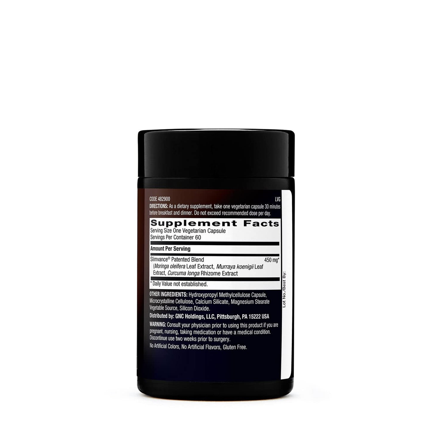 BodyDynamix Slimvance Core Slimming Complex Supplements | Supports Reduction in Body Fat and Increased Energy | Achieve Weight Loss Goals | Stimulant Free, Vegetarian Formula | 60 Capsules