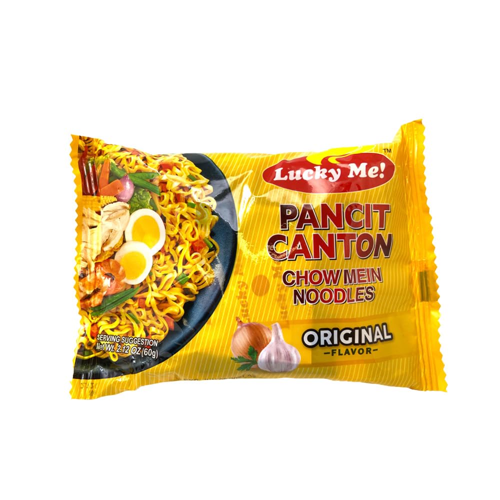 Instant Pancit Canton Original Flavor Instant Chow Mein Original Flavor  229oz Pack of 6