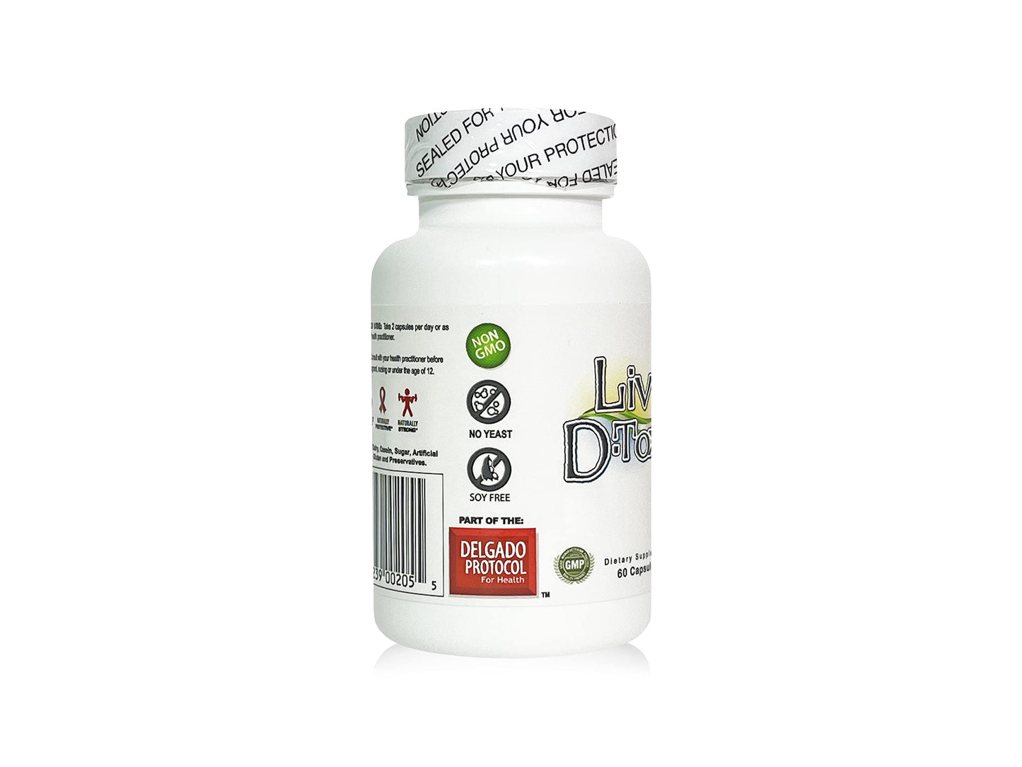 Liv D-Tox - 60 Capsules - Liver Detox and Cleanse Support Health Supplement, with Turmeric Root Extract, Milk Thristle, and Asparagus