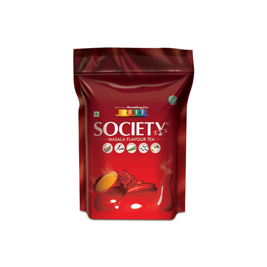 Society Masala Tea 9 Oz with Ginger Clove Bud Lemongrass Black Pepper  Cardamom 100 Natural Spices Masala Spiced Chai Traditional Masala Tea Strong  Robust Blend No Gluten 250 grams