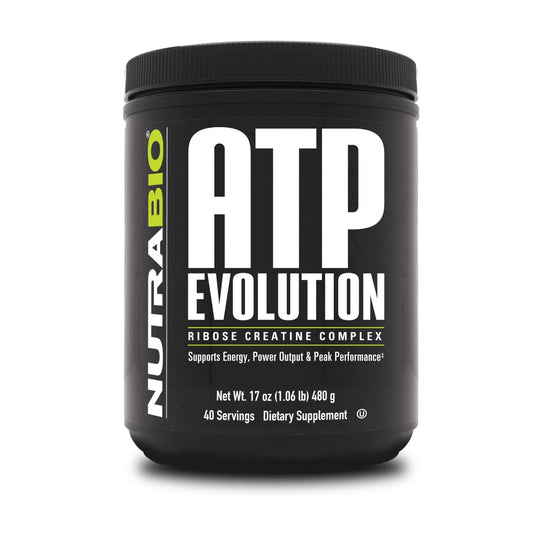 NutraBio ATP Evolution, Supercharged Muscle Recovery, 500g Powder - 40 Servings