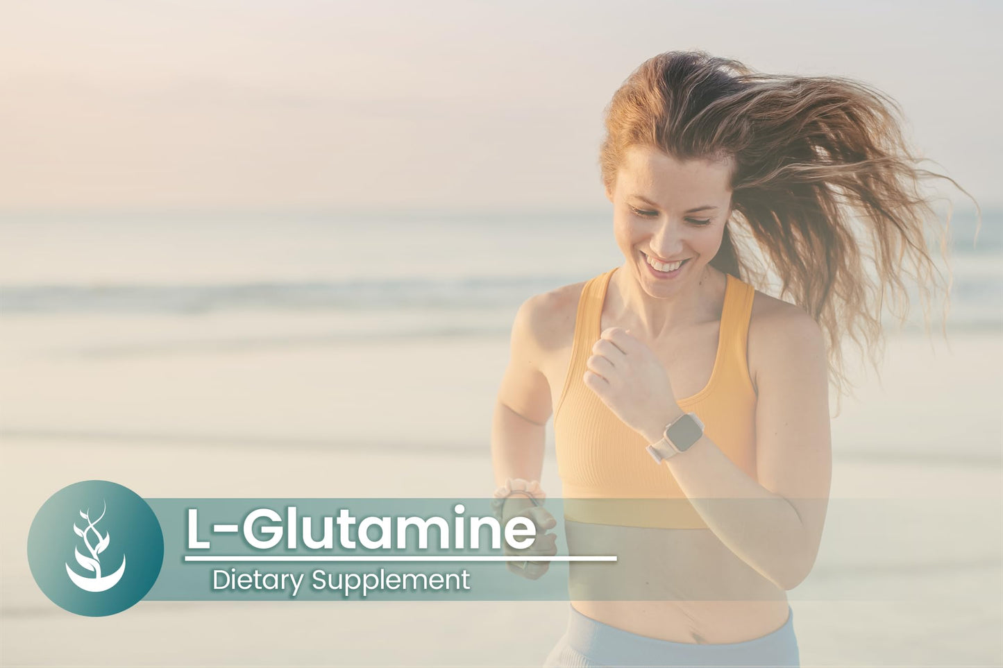 Pure Original Ingredients L-Glutamine Naturally Sourced Amino Acid, Non-GMO & Gluten-Free (100 Capsules)