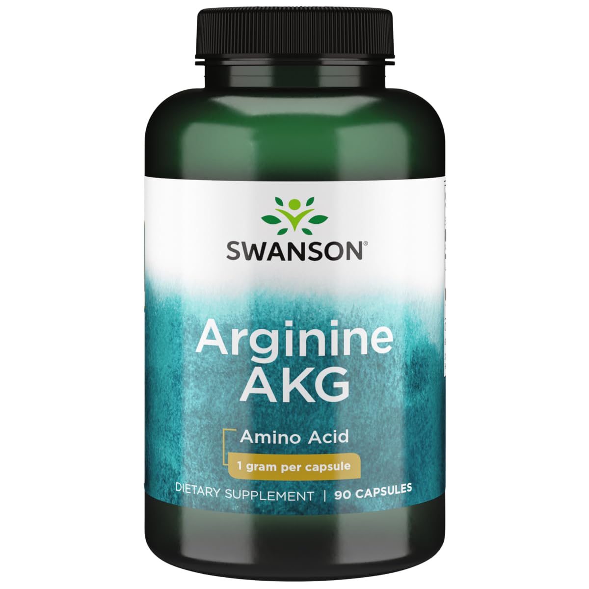 Swanson Amino Acid Maximum Strength Arginine Akg Nitric Oxide Enhancer 1000 Milligrams 90 Capsules