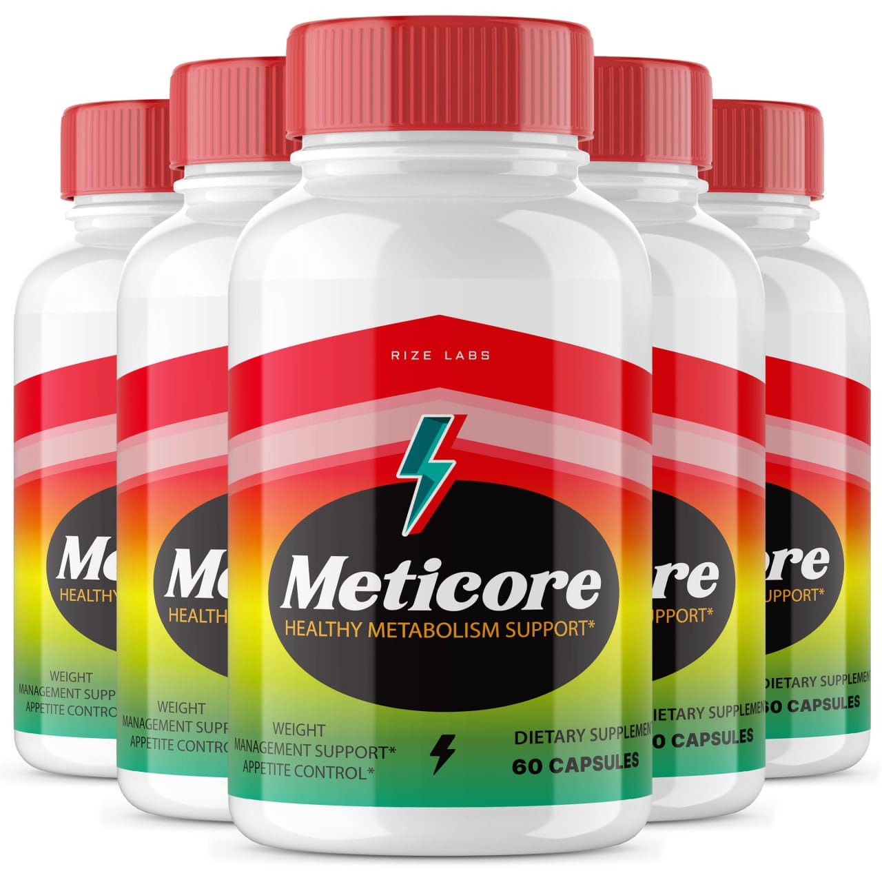 rize labs - Meticore Weight Loss Supplement, Total Body Wellness Capsules, Used to Unlock The Path to a Healthier Living, for a Leaner Figure (300 Capsules)