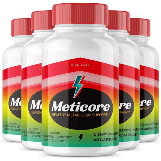 rize labs - Meticore Weight Loss Supplement, Total Body Wellness Capsules, Used to Unlock The Path to a Healthier Living, for a Leaner Figure (300 Capsules)
