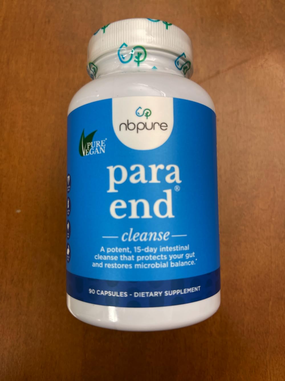 nbpure ParaEnd 15 Day Cleanse, Vegan, 90 Capsules