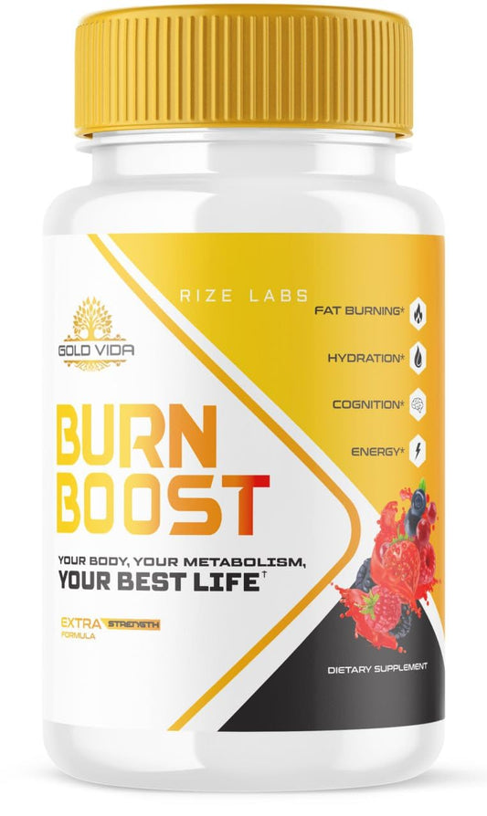 Gold Vida Burn Boost Weight loss Supplement, Gold Vida Burn Boost Capsules for Total Body Wellness and a Healthy Lifestyle, Gold Vida Burn Boost Pills for Leaner Physique, Reviews (60 Capsules)